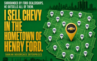 I Sell Chevy in the Hometown of Henry Ford
