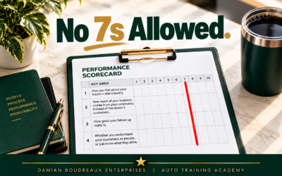 No 7s Allowed: The Scorecard That Tells You Where You Really Stand